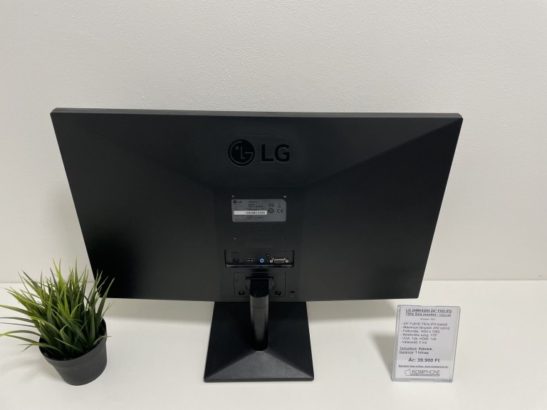 LG 24MK430H 24 FHD IPS 75Hz 5ms monitor hibátlan állapotban - használt