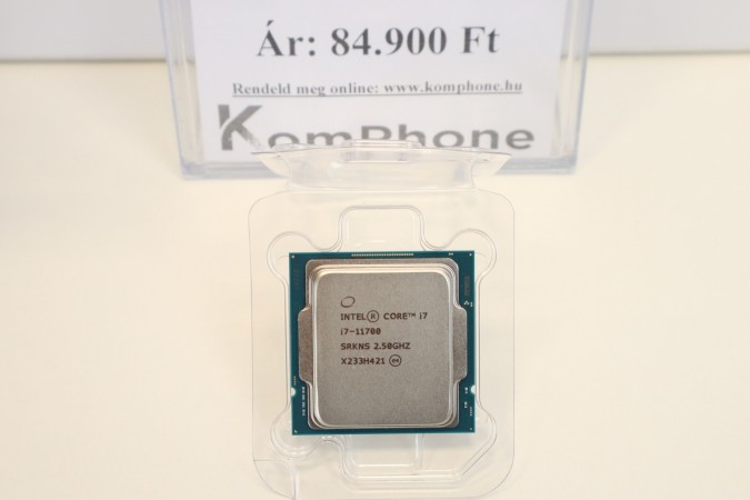 Intel Core i7 11700 8 magos 16 szálas processzor garanciával hibátlan működéssel - használt