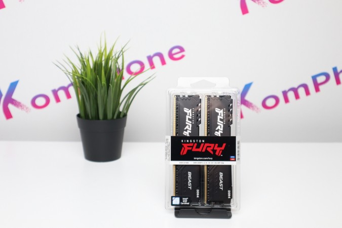 32GB (2x16) Kingston FURY Beast 3200MHz DDR4 memória