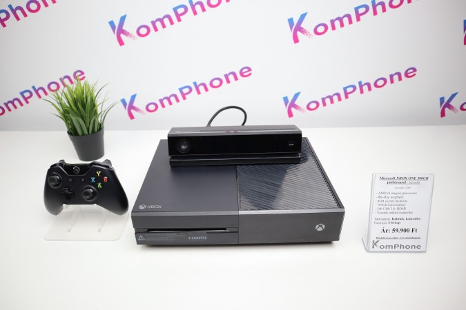 Microsoft XBOX ONE 500GB játékkonzol + Kinect garanciával hibátlan működéssel - használt