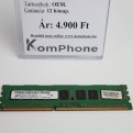 8GB Micron 1600MHz DDR3 memória - használt