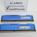 8GB Kingston HyperX Fury 1600MHz DDR3 memória - felújított