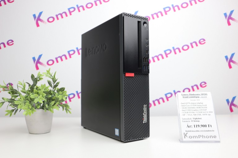 Lenovo Thinkcentre M920S i5 16GB 1TB SSD asztali számítógép garanciával hibátlan működéssel - újszerű