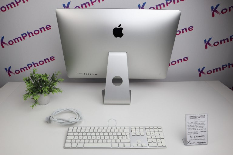 Apple iMac 27” 2017 5K i5 32GB 500GB SSD asztali számítógép garanciával hibátlan működéssel - újszerű