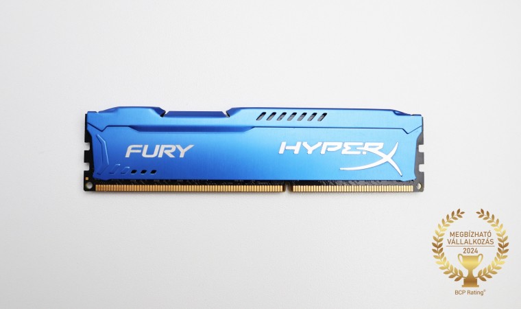 8GB Kingston HyperX Fury 1333MHz DDR3 memória garanciával hibátlan működéssel - megkímélt