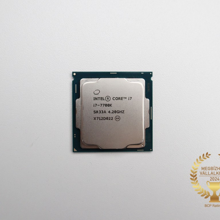 Intel Core i7 7700K 4 mag 8 szál processzor garanciával hibátlan működéssel - használt